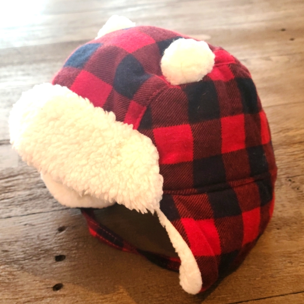NWT Cat & Jack lumberjack hat w/ mittens